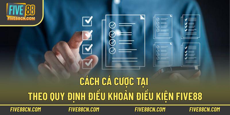 Cách cá cược tại theo quy định điều khoản điều kiện Five88