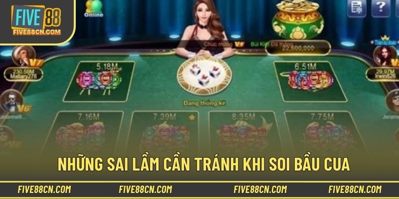Sai lầm cần tránh khi áp dụng  soi cầu